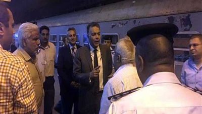 وزير النقل يتفقد محطة سكة حديد الجيزة