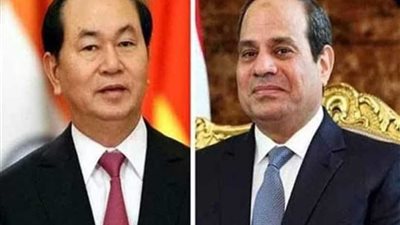 الرئيس السيسي يعزي الشعب الفيتنامي في وفاة الرئيس كوانج