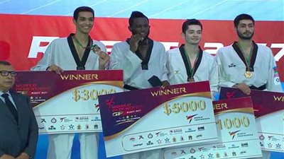 سيف عيسى يتوج ببرونزية الجائزة الكبرى للتايكوندو فى تايوان