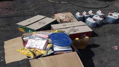 التموين تضبط ٢٤٠٠ عبوة عصير منتهية الصلاحية بالأقصر
