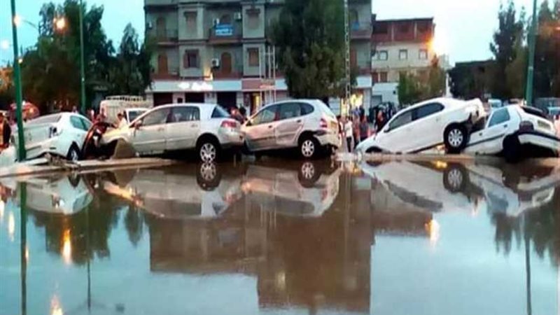 الأمطار تغرق مدينة