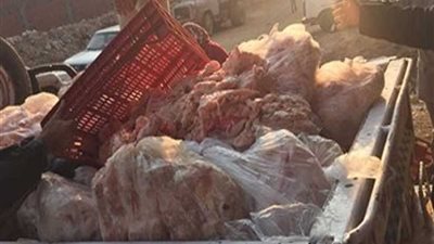 ضبط لحوم غير صالحة بأسواق الإسكندرية