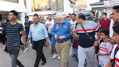 مرتضى يتابع تنظيم الجماهير قبل مواجهة المقاولون