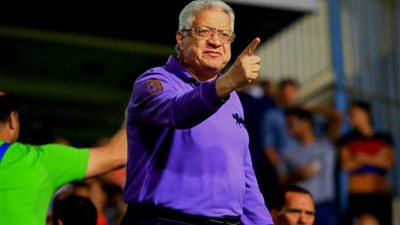 مرتضى ينفعل على حكم مباراة الزمالك والمقاولون