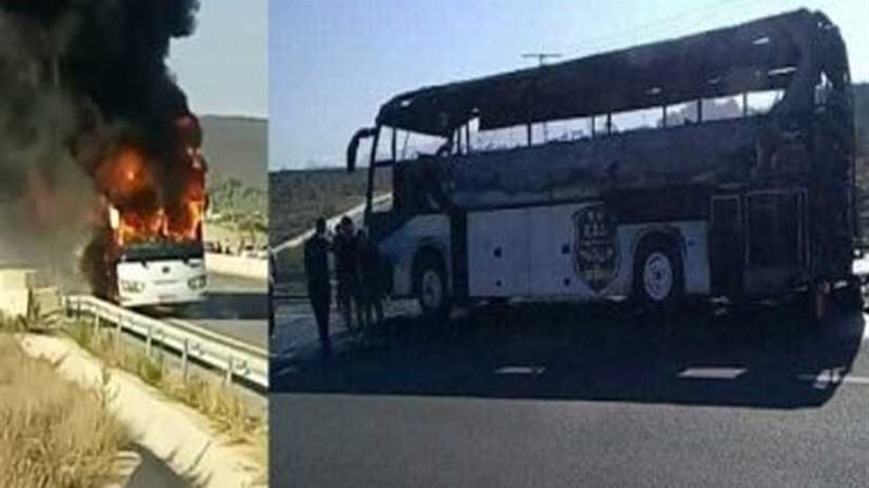 احتراق أتوبيس وفاق