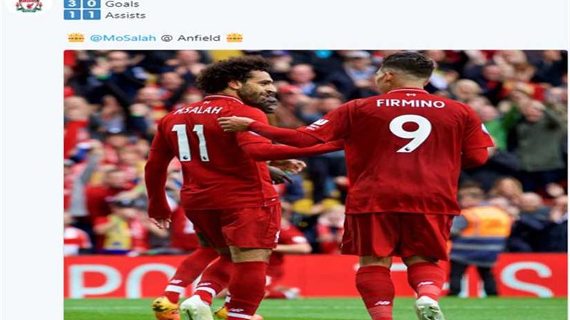 ليفربول يحتفل بالهدف