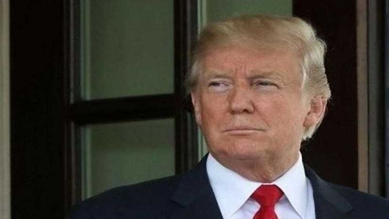 لحظة وصول ترامب لمقر