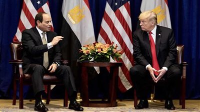 ترامب يشكر الرئيس السيسي ويهنئة بالنجاحات في الحرب ضد الإرهاب