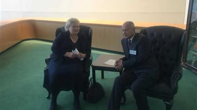 أبو الغيط يبحث مع رئيسة وزراء النرويج كيفية دعم الفلسطينيين