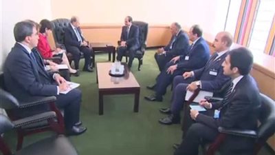 شاهد.. لقاءات الرئيس السيسي بنيويورك