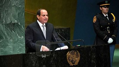 الرئيس السيسى: مصر سابع أكبر المساهمين فى قوات الأمم المتحدة لحفظ السلام