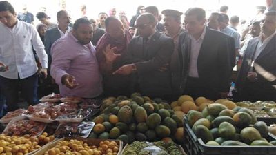 مدير أمن الغربية يفتتح شادرا ثابتا للسلع في طنطا