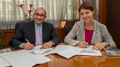 رئيس تحرير الأهرام يوقع بروتوكول تعاون مع معهد جوتة