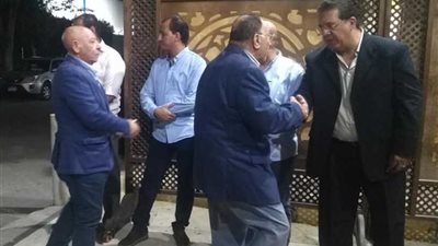 بالصور.. عبدالله جورج وحازم إمام يحضران عزاء أمين صندوق الزمالك