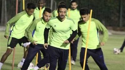 المقاصة يتدرب على التسديدات استعدادًا للداخلية في الدوري