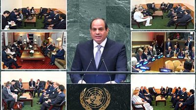 شاهد..نشاط مكثف للرئيس السيسي على هامش اجتماعات الأمم المتحدة