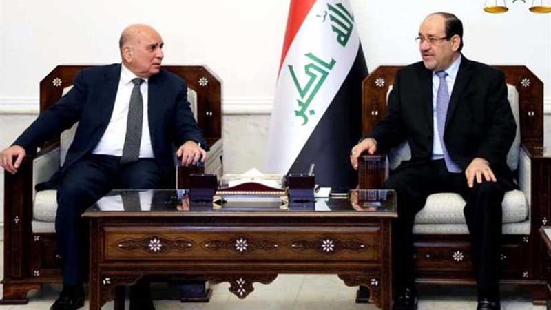 المالكي يستقبل وفد