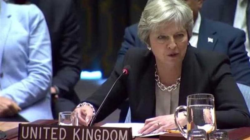 ماي تحذر في كلمتها