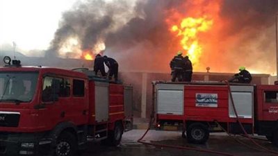 السيطرة على حريق شب بمستشفى المنصورة