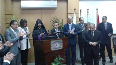 جامعة الإسكندرية تستقبل وزيرة الهجرة ووزير المغتربين الأرمن