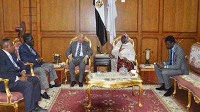 رئيس جامعة كفرالشيخ يستقبل وفدًا نيجيريًا لبحث سبل التعاون