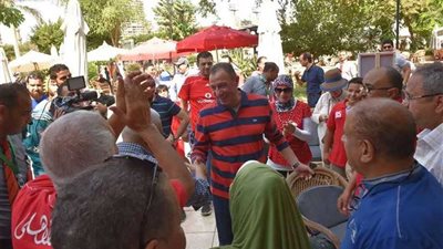 بالصور.. الخطيب يصل مقر النادي الأهلي لمتابعة العمومية غير العادية