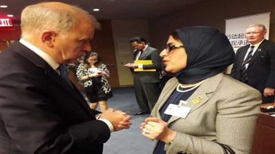 وزيرة الصحة تبحث مع مفوض الاتحاد الأوروبي للصحة تعزيز التعاون في مجال التأمين الصحي