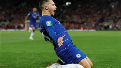 هازارد يسجل الأول لتشيلسي أمام ليفربول