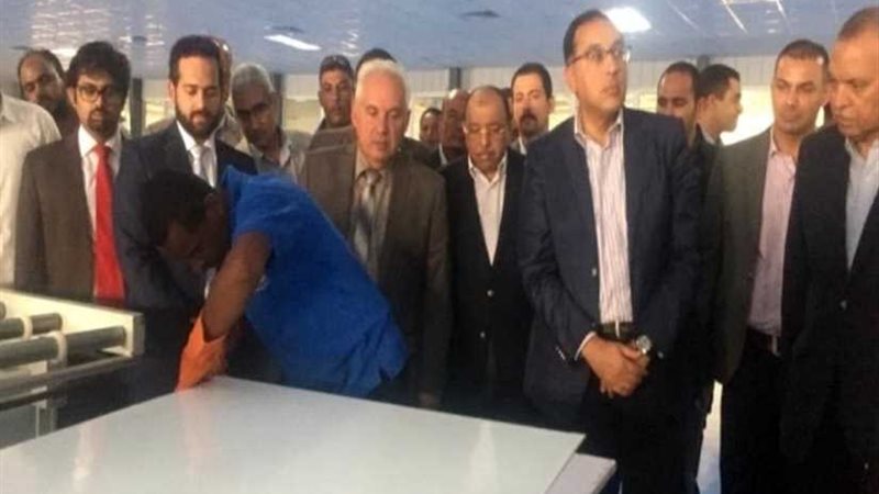 ‏‫‏مدبولي يتفقد مصنع