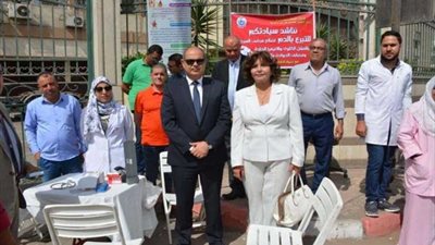 محافظة الغربية تنظم حملة للتبرع بالدم بالتعاون مع مركز نقل الدم الاقليمى