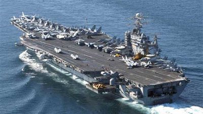 ايران تبث مشاهد مصورة لمواجهة مع حاملة طائرة أمريكية في الخليج العربي