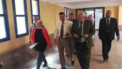وكيل تعليم البحيرة يتفقد المدرسة اليابانية بحوش عيسي