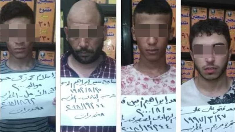 القبض على 4 عاطلين