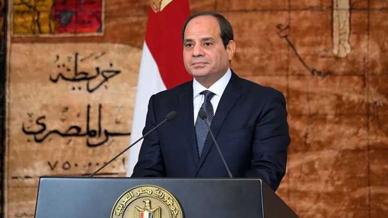 السيسي يبعث برقية
