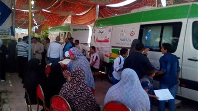 الصحة: خدمة طبية بالمجان لـ 70 ألف مواطن من خلال 64 قافلة