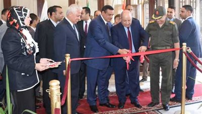 محافظ البحيرة ورئيس مجلس الدولة يفتتحان مجمع المحاكم بدمنهور