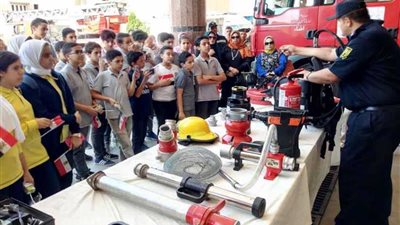 استمرار زيارة طلبة المدارس للمواقع الشرطية بالبحيرة 