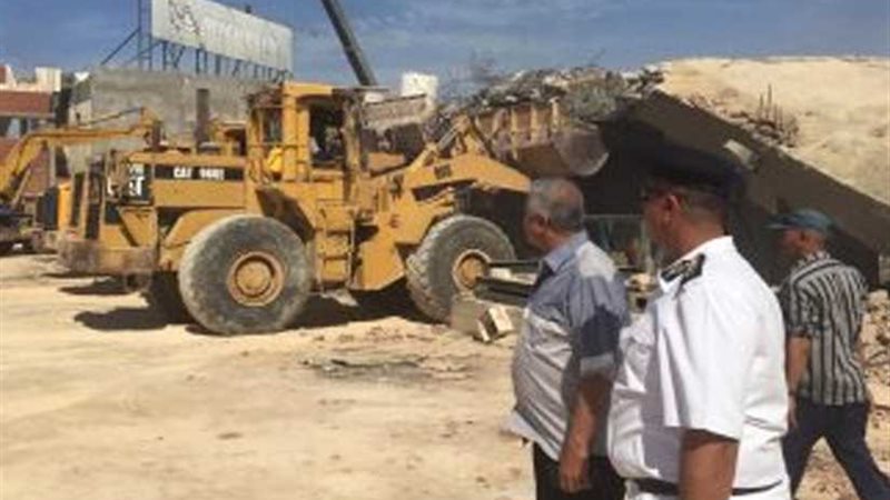 إزالة تعديات بناء