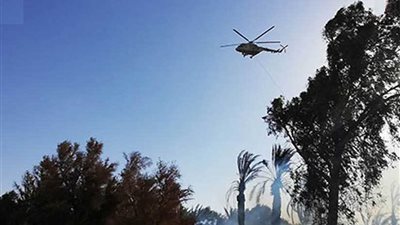 الطائرات تسيطر على حريق الراشدة فى الوادى الجديد‎