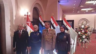 ملحق الدفاع بالسفارة المصرية يحتفل بذكرى انتصارات أكتوبر (صور)