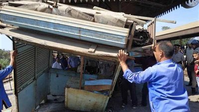 حملة لإزالة التعديات على منافع النيل بالغربية