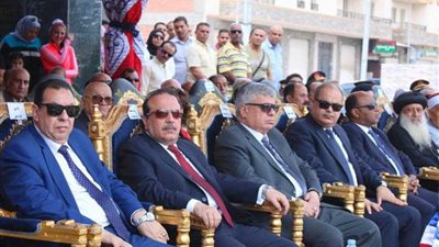 رئيس جامعة طنطا يشهد احتفالات المحافظة بالعيد القومي