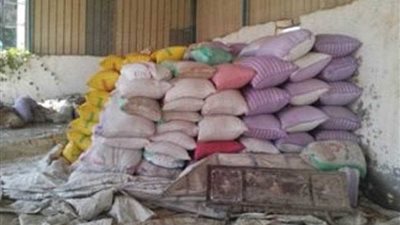شرطة التموين تضبط 210أطنان أرز شعير بحوزة 9متهمين