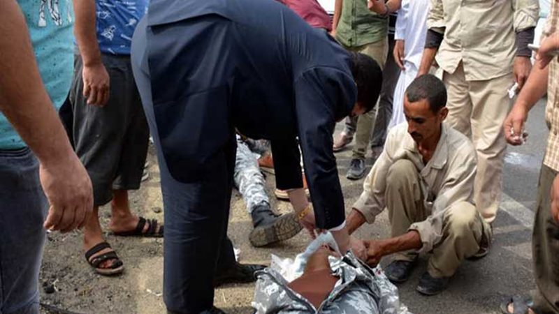 إصابة مجندين في حادث