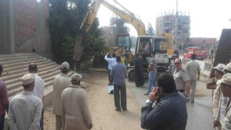 أمن المنوفية يزيل