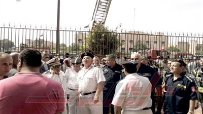 التفاصيل الكاملة لاشتعال مبنى كهربة الريف بالعباسية (صور وفيديو )