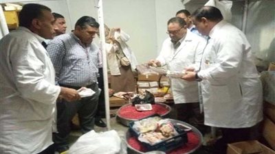 ضبط 3 أطنان لحوم وأسماك غير صالحة بالمنصورة