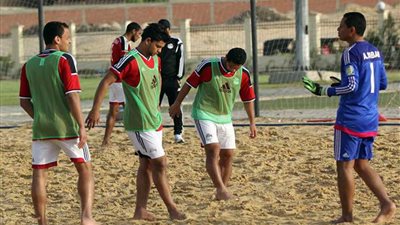 منتخب مصر للكرة الشاطئية يختتم استعدادته لمواجهة لبنان وديا