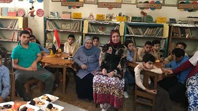 «أبطال أكتوبر» في ندوة مع تلاميذ الفاتح بطنطا