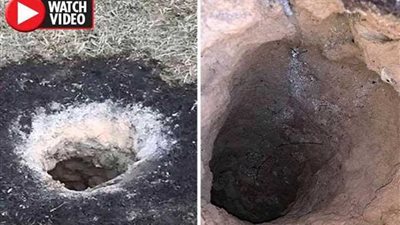 ثقب غامض يطلق ألسنة لهب بارتفاع 4 أمتار.. والأهالي يتهمون الشيطان